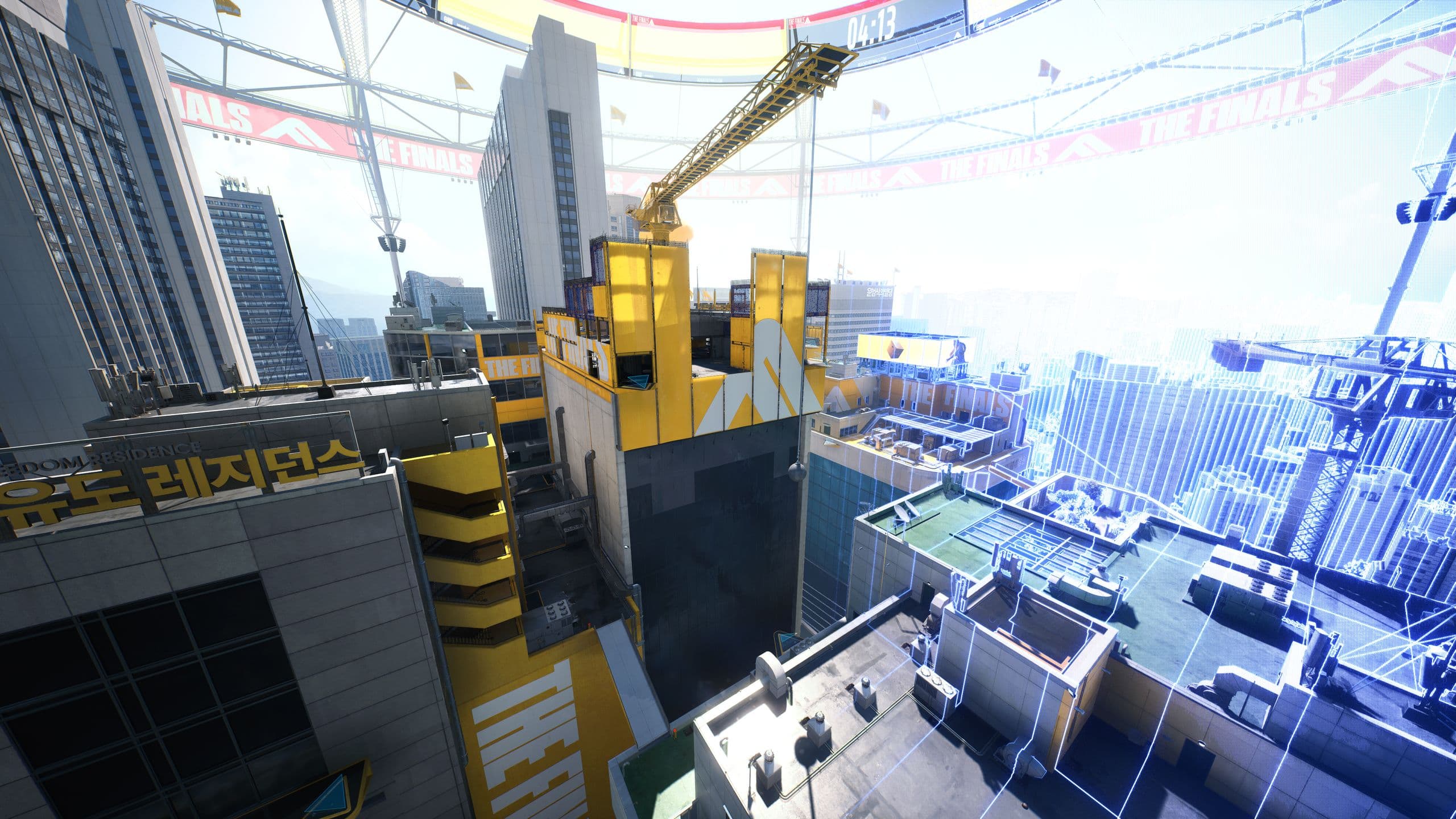 Under construction district artwork